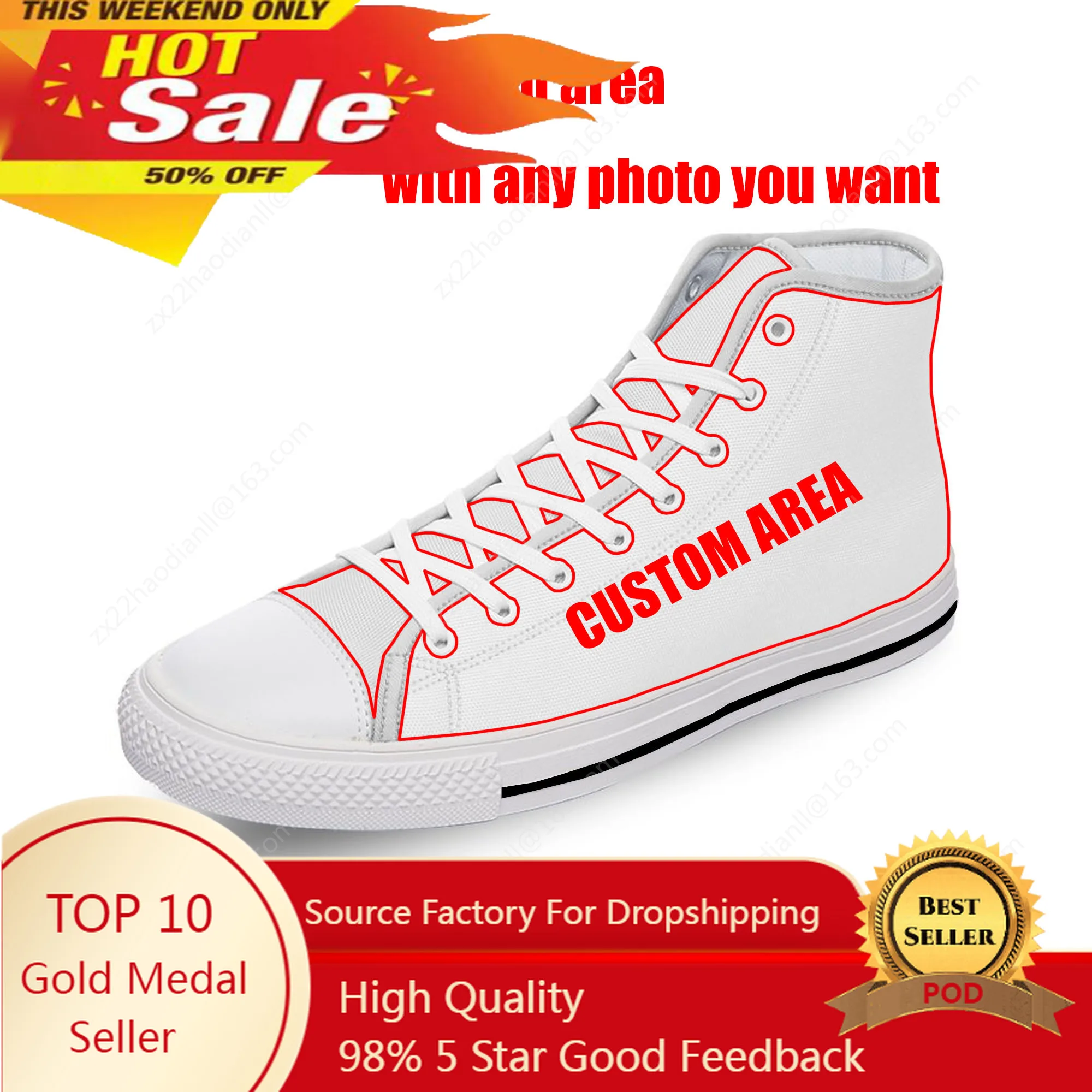 

Custom Made High Top Sneakers Mens Womens Teenager High Quality Canvas Sneaker 3D Print Casual Couple Shoes Personalized Shoe