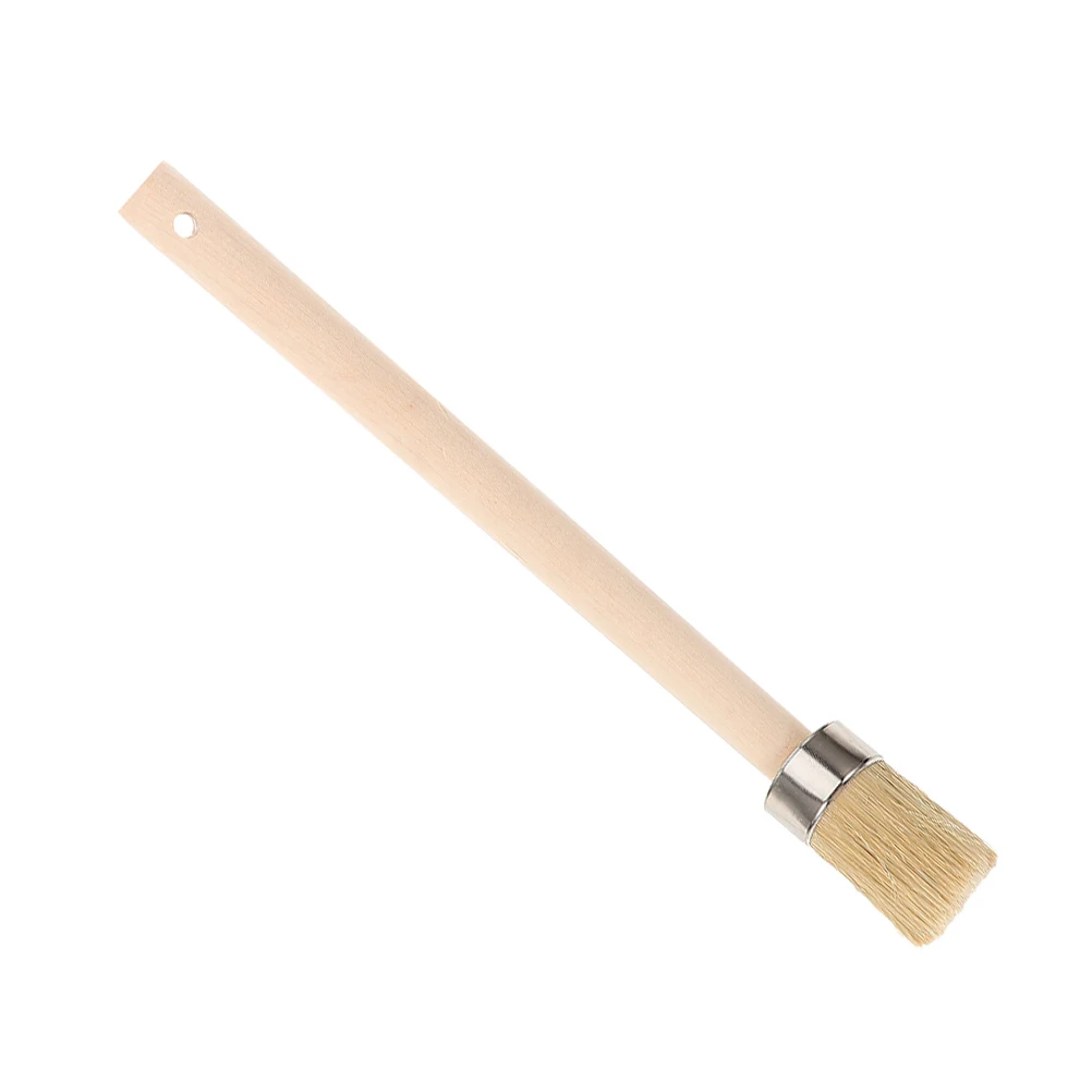 

Bent Handle Brush 25cm Tire Brush For Lubrication Durable Material Ergonomic Design Tire Repair Tools Wheel Cleaning Maintenance
