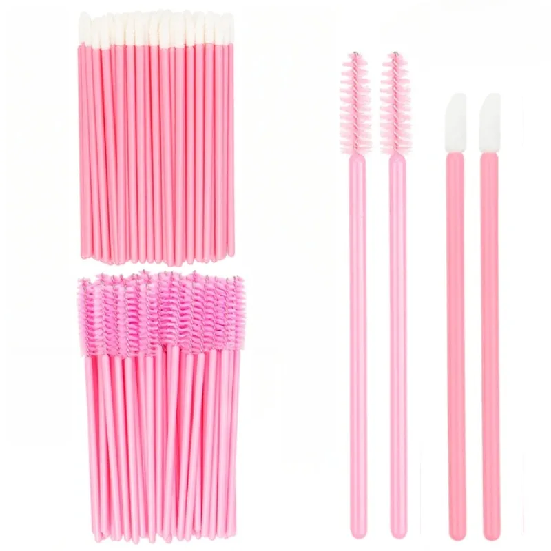 Disposable Crystal Makeup Brushes Tool Set Eyelash Lip Microbrush Mascara Wands Applicator Swab Eyelash Extension Tools