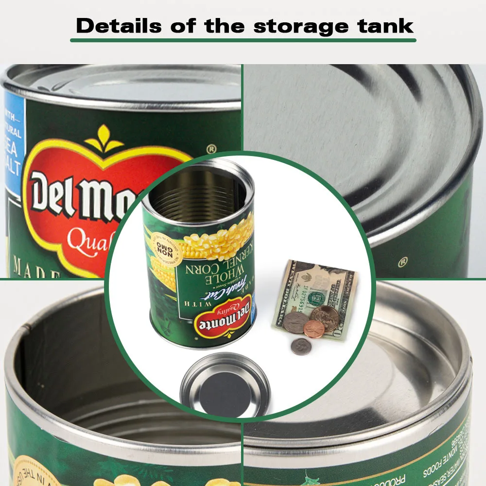 Hidden Safe Compartment Food Can Secret Stash Kitchen Cupboard Diversion Safe Container for Hide Cash Wholesale