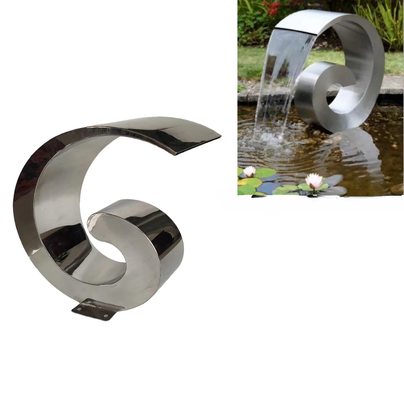 Swimming pool spa equipment/Stainless steel garden waterfall fountain/Water curtain/Sauna Massage nozzle