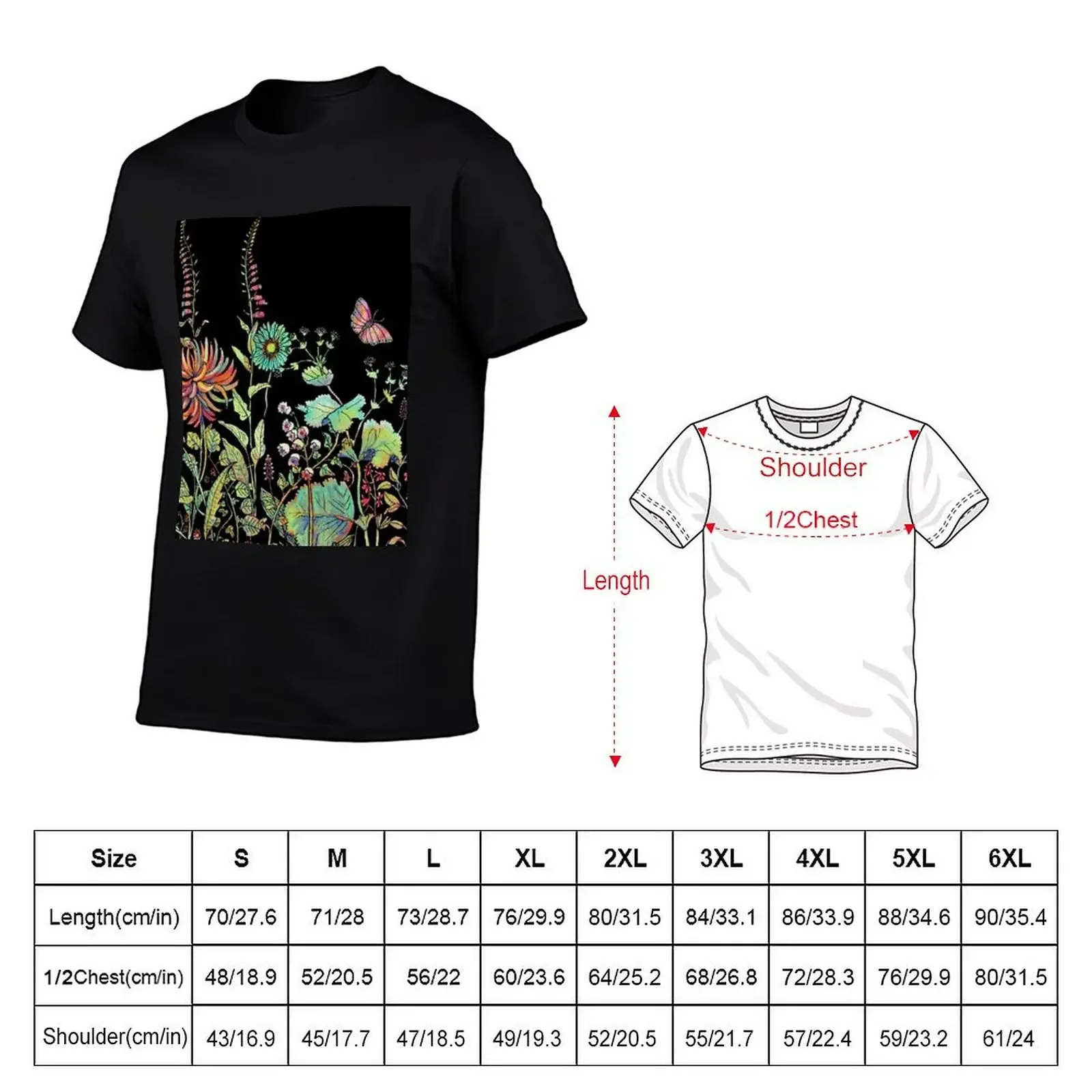 night garden T-Shirt boys animal print man t shirt summer top heavy weight t shirts for men