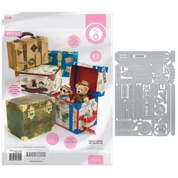 Tonic Legacy Luggage Showcase Gift Box Die Set Metal Cutting Dies DIY Scrapbooking Album Embossing Gift Cuts Crafts Decoration