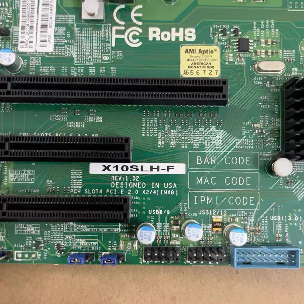 

Высоконадежная серверная материнская плата X10SLH-F с 6 разъемами SATA3.0 и 1150 контактами