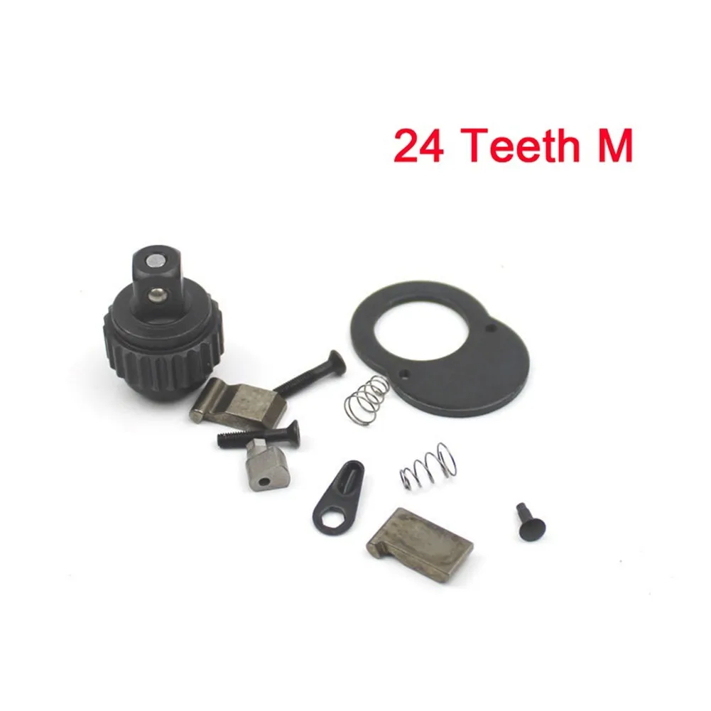 11 teile/satz 1/4'' 3/8'' 1/2'' 24 Zähne Ratsche Steckschlüssel Automotive Wartung Mechaniker Reparatur Zubehör Ersatzteile Kit – Detail 5