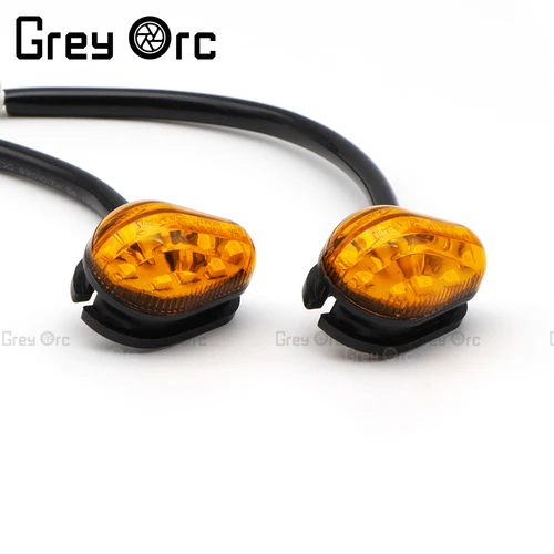 Imagen 2 del producto Para YAMAHA YZF R1 S M R6 R25 R3 R15 R125 YBR125 250 luz LED de intermitente accesorios de motocicleta lámpara indicadora Universal Mini
