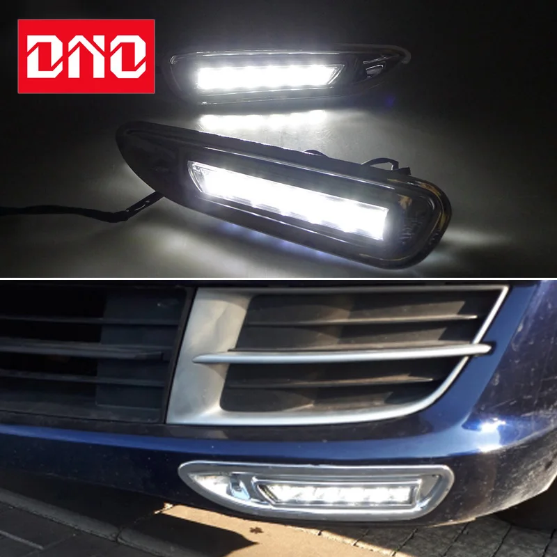 

Car LED DRL 12V Daylights For Mazda6 Mazda 6 2008 2009 2010 Yellow Turn Signal Daytime Running Light Car Foglamp