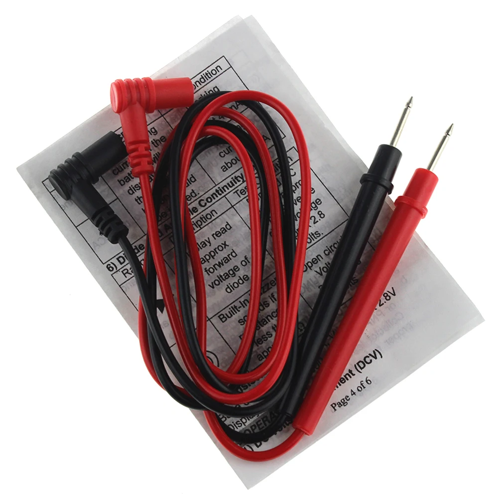 

Mini Portable Digital Multimeter Black Thin Compact Design Overload Protection LCD Voltage Ampere Ohm Meter Meter Equipment