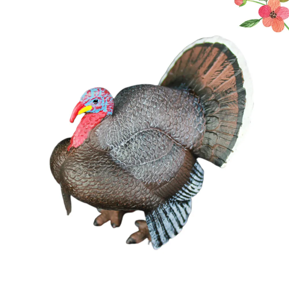 

Realistic Turkey Sculpture Eco Friendly Lightweight Desk Decor Home Office Party Christmas Birthday Gift for Kids Science