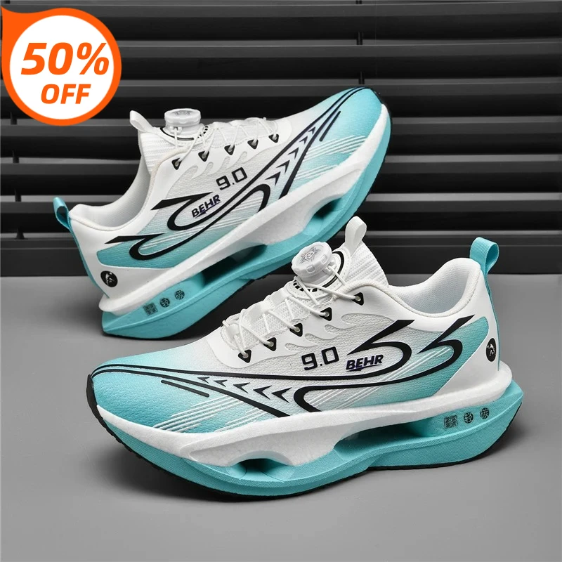

Men Running Shoes Carbon Plate Professional Cushioning Sneakers Male Outdoor Training Breathable Non Slip Jogging Sports Shoes