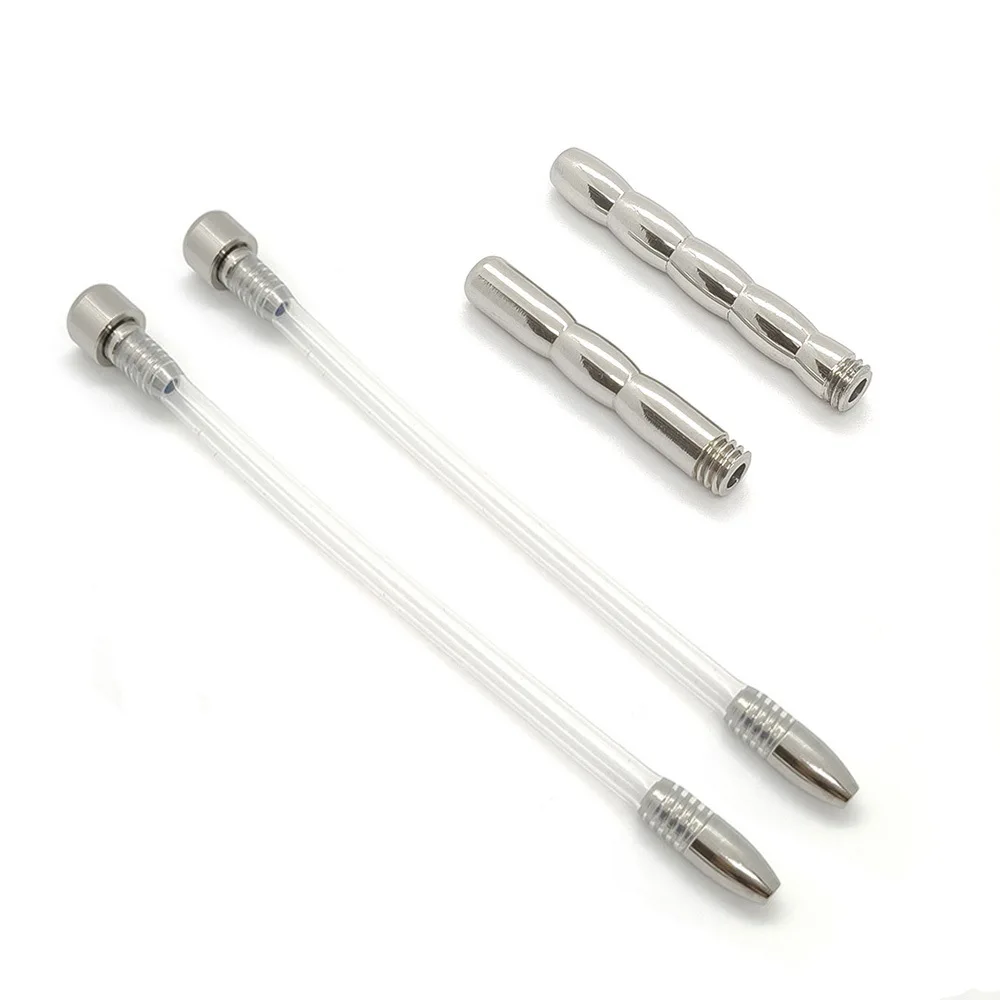 ذكر العفة قفص القضيب القضيب جهاز الملحقات قفل سيليكون القسطرة قصيرة/طويلة الحصان العين قضيب مجرى البول التوصيل الجنس لعب الكبار 18