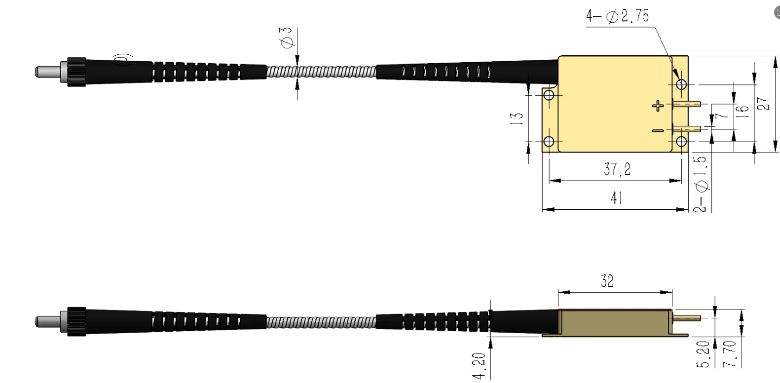 Module de pompe couplé par Fiber Laser, longueur d'onde de verrouillage VBG 976 30W, Module LD haute puissance