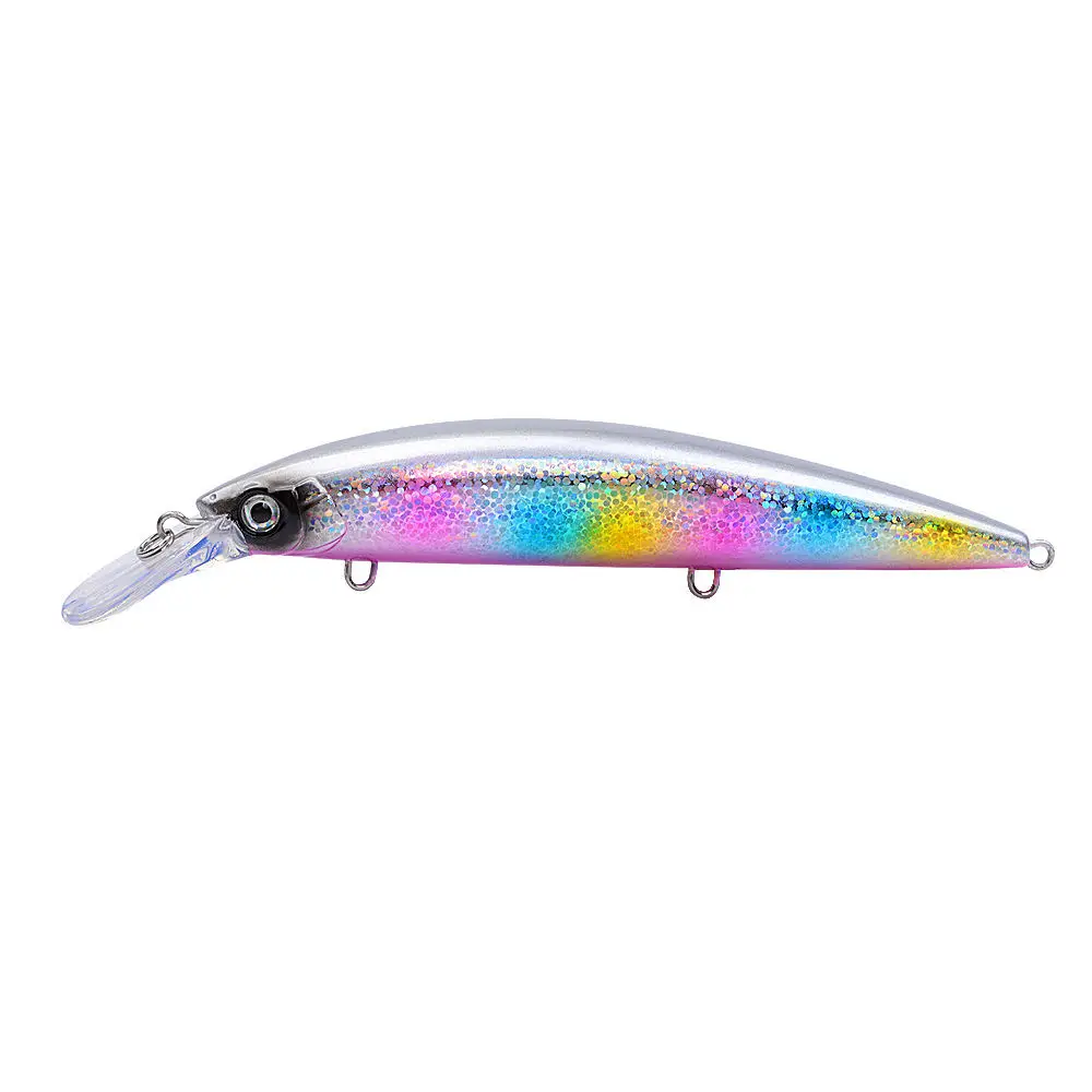 Professional Metal Sinking Minnow Lure Far Casting Hard Bait For Bass Trout Fishing Tackle Realistic Swimming Action Wobblers