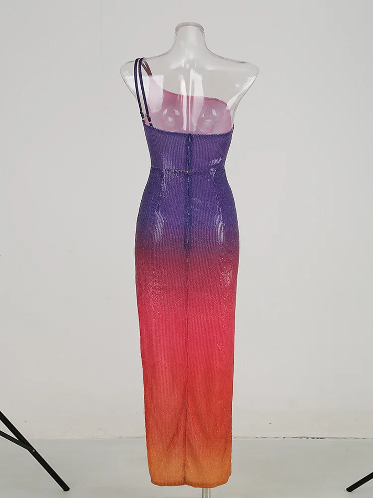 ZNS Schicke elegante Kleider, modisches Abendkleid für Club, sexy, figurbetonte lange Kleider, 2025, Sommer, neues Luxus-Partykleid, Brithday-Outfits