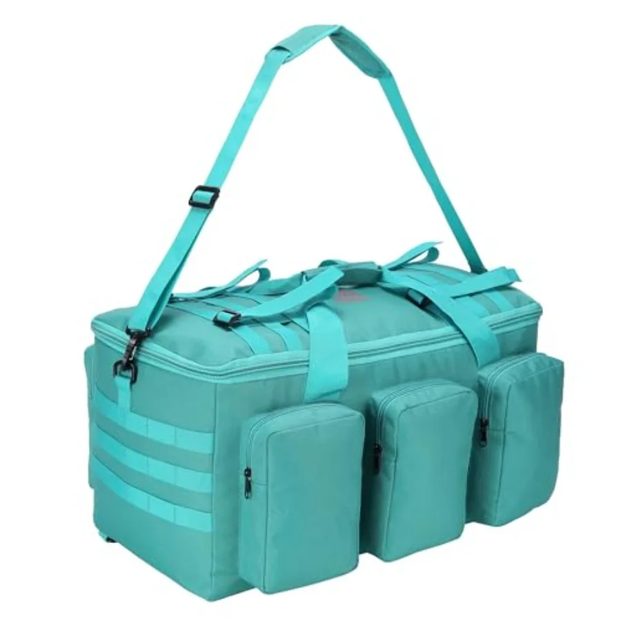 

3 In 1 Military Duffel Bag 50L Gym Bag for Men Convertible Weekender Backpack for Sports Travel Basketball
