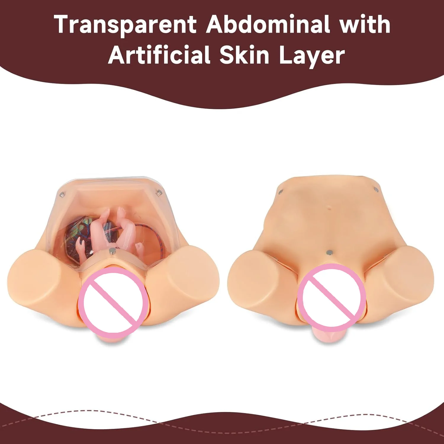 Ideal Female Childbirth Model Obstetric Manikin Separable Baby Pelvis Umbilical Cord for Medical Student Labor Midwifery Train