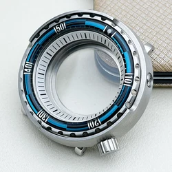 NH35 Case Tuna Canned with NH35 NH36 4R 7S Japan Automatic Movement Sapphire Mirror Stainless Steel Watch Case