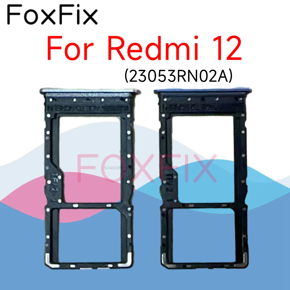 SIM Card Trays For Xiaomi Redmi 12 23053RN02A