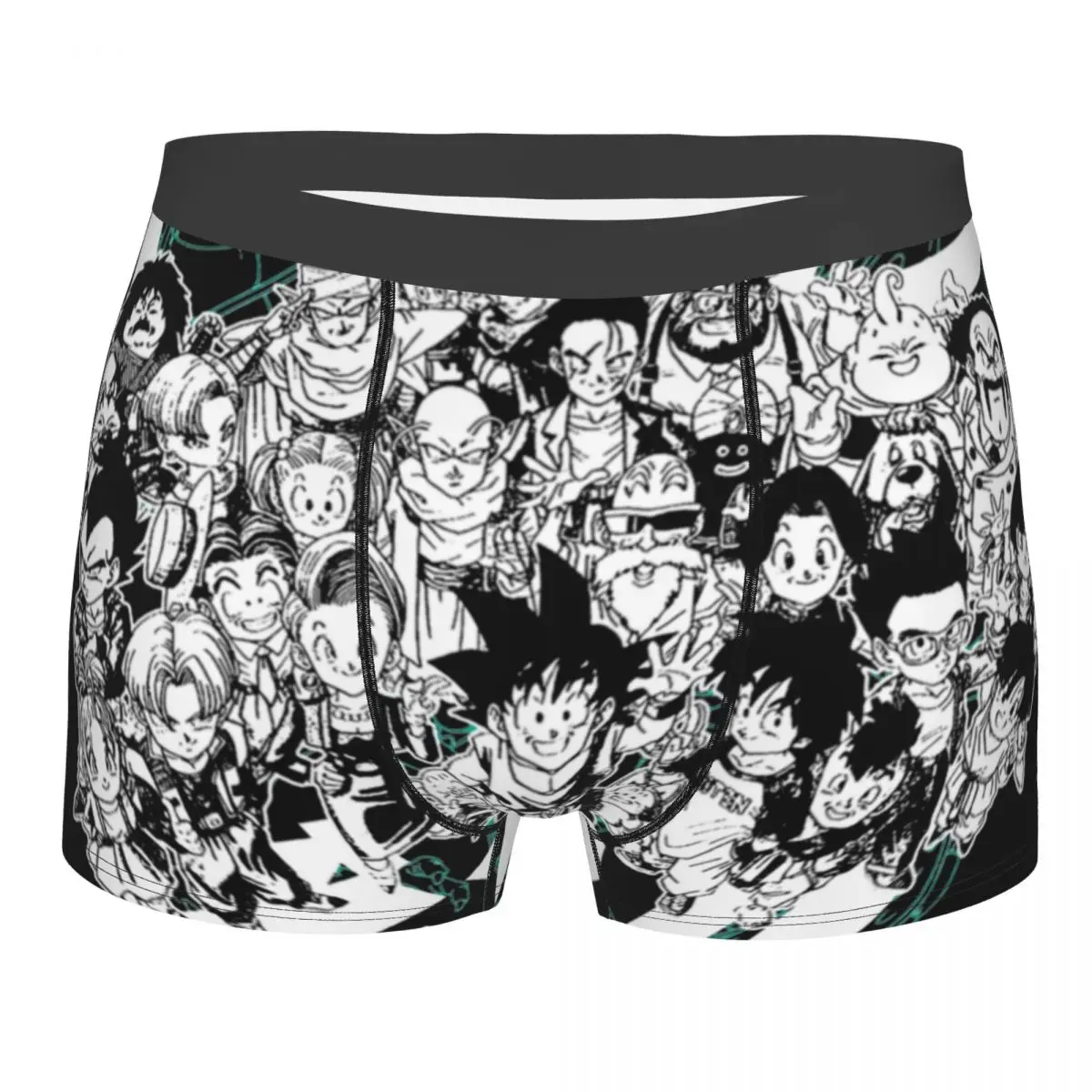 Dragon Ball Z Family Man Underwear Boxer Shorts Panties Funny Breathable Underpants for Homme