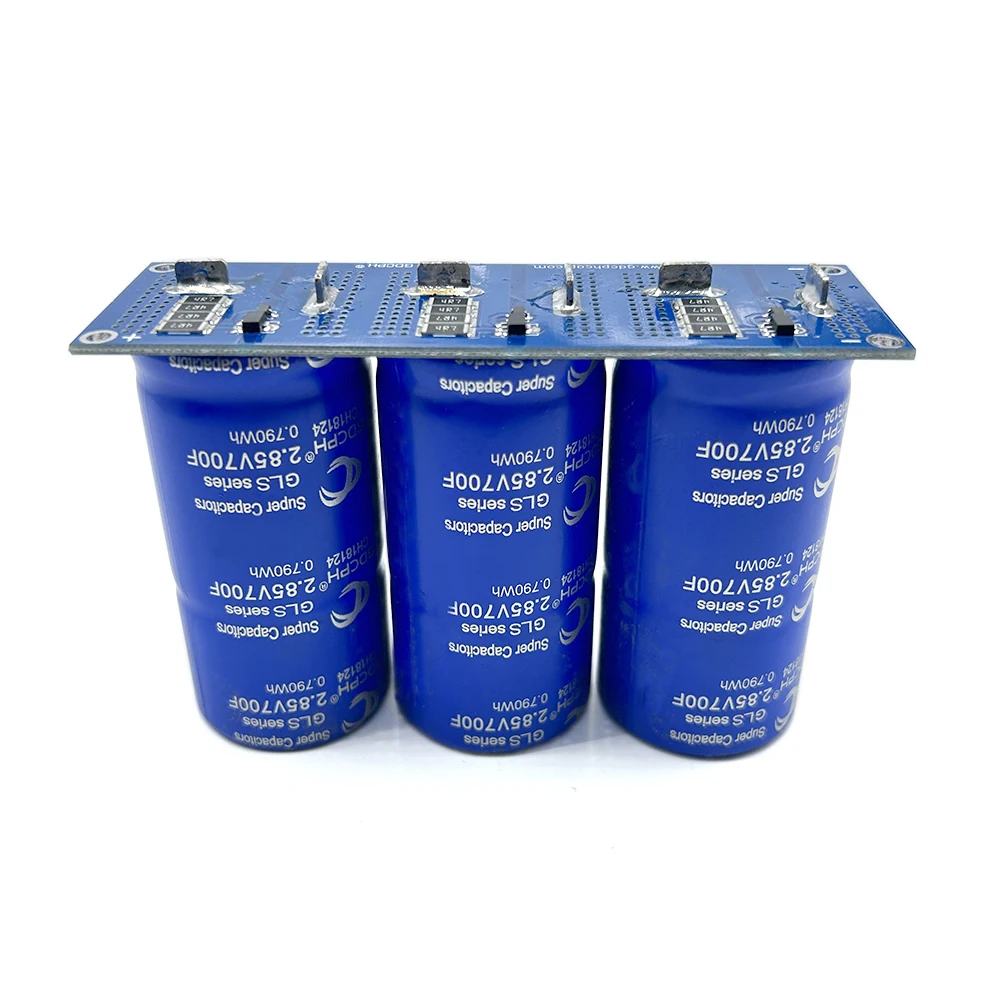 Capacitor Module: 8.5V 233F Energy Storage; Automotive Starting Rectifier—Protects Battery, Saves Fuel, and Stabilizes Voltage;