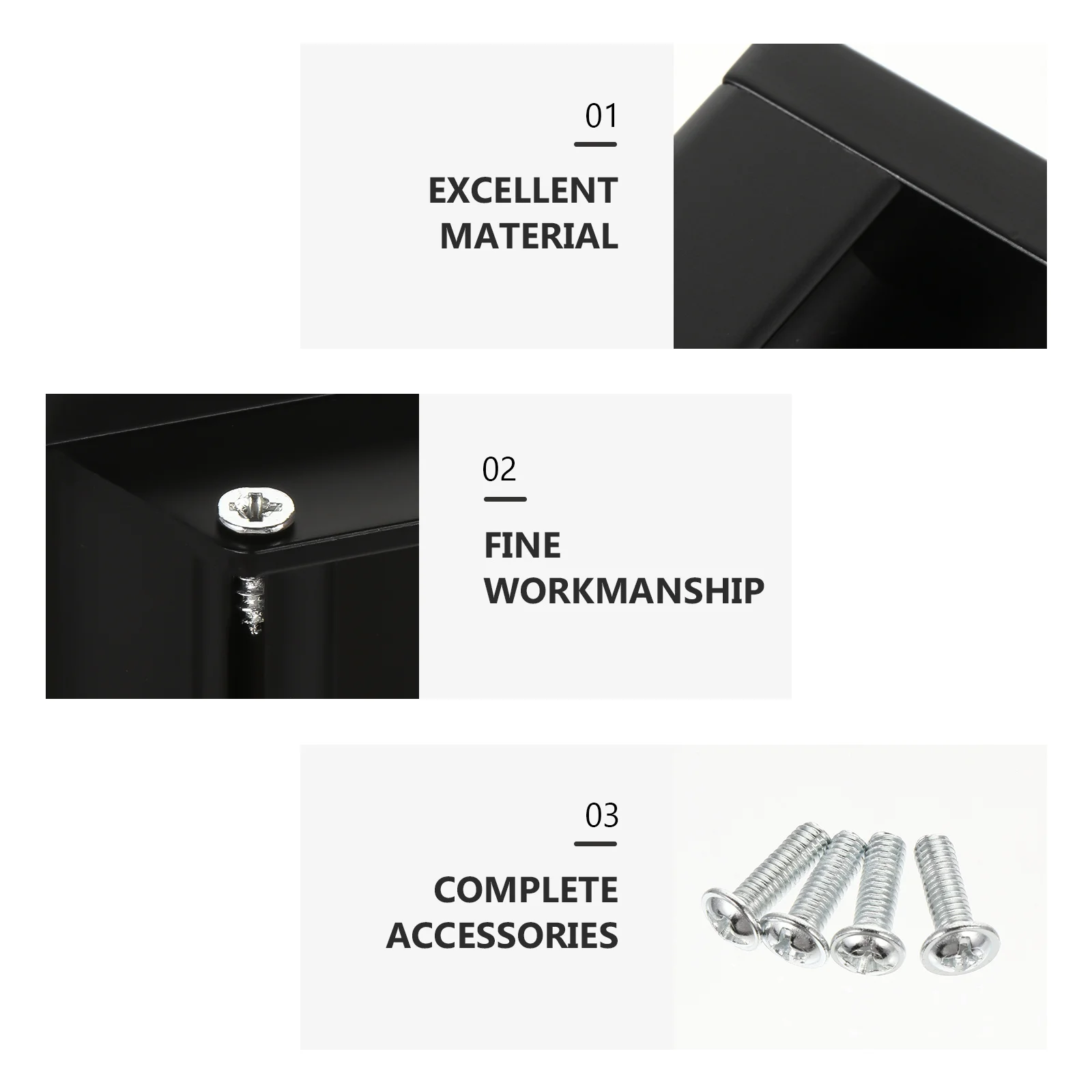 

2pcs Hidden Door 3.5Cm Smooth Finish For Cabinet Drawer Wardrobe Durable Embedded Pull Knob Invisible Furniture Handle