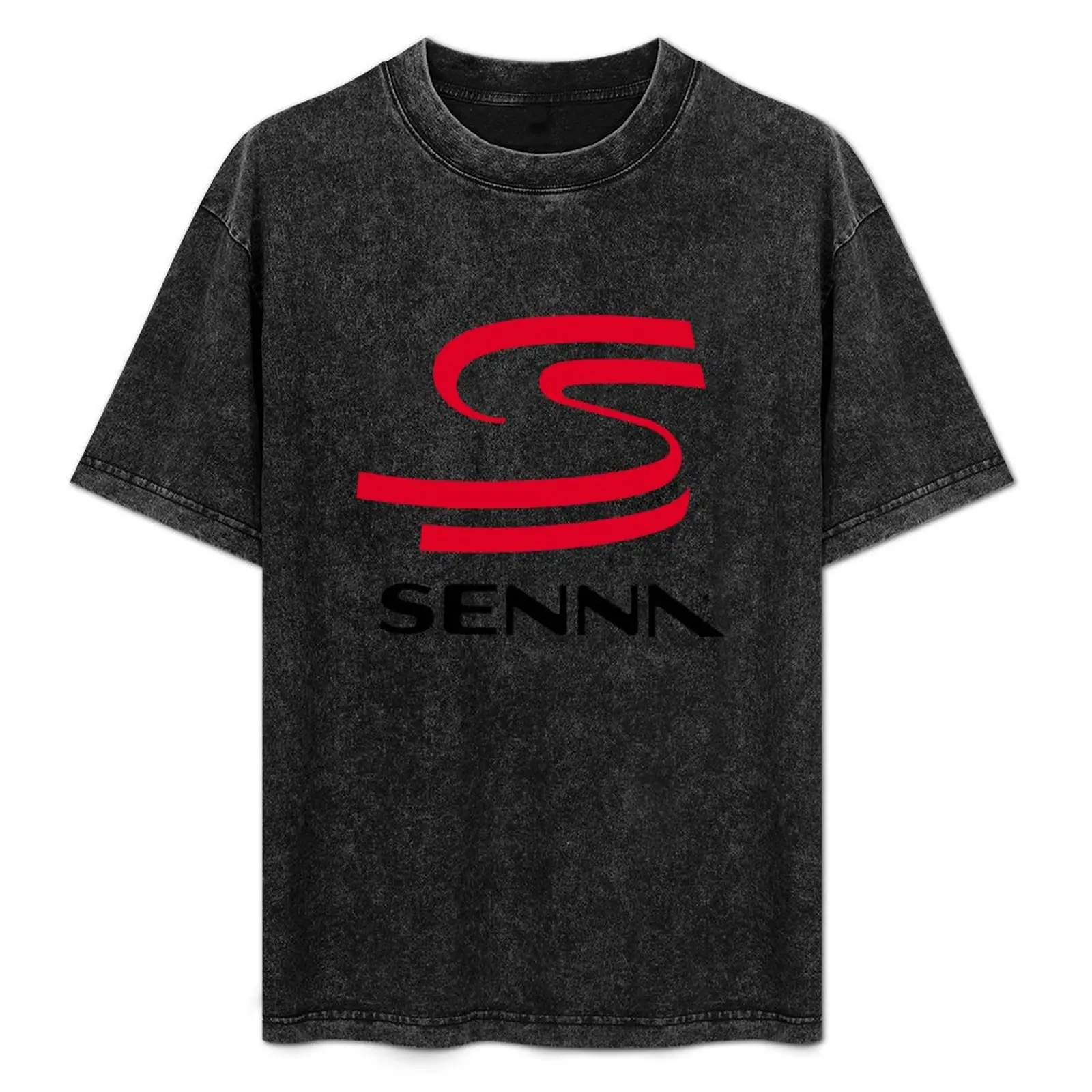 

Senna Black T-Shirt graphic t shirts hippie clothes Short sleeve tee men