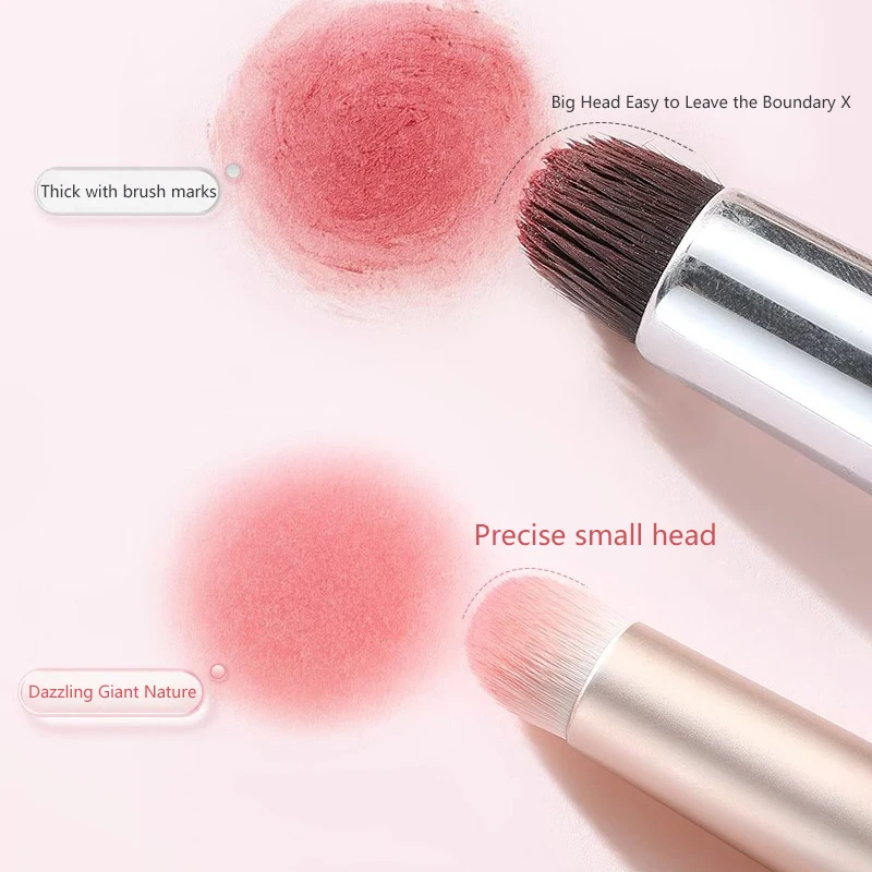 Professional Mini Lip Brush With Lid Portable Round Head Dizzy Dye Lipstick Smudge Lip Concealer Brush Detail Makeup Brush