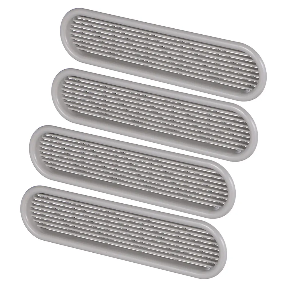 

4pcs Ventilation Grid Accessories Modern Plastic Air Vents Cover Side Wall Grille Home Stove Ceilings Durable System