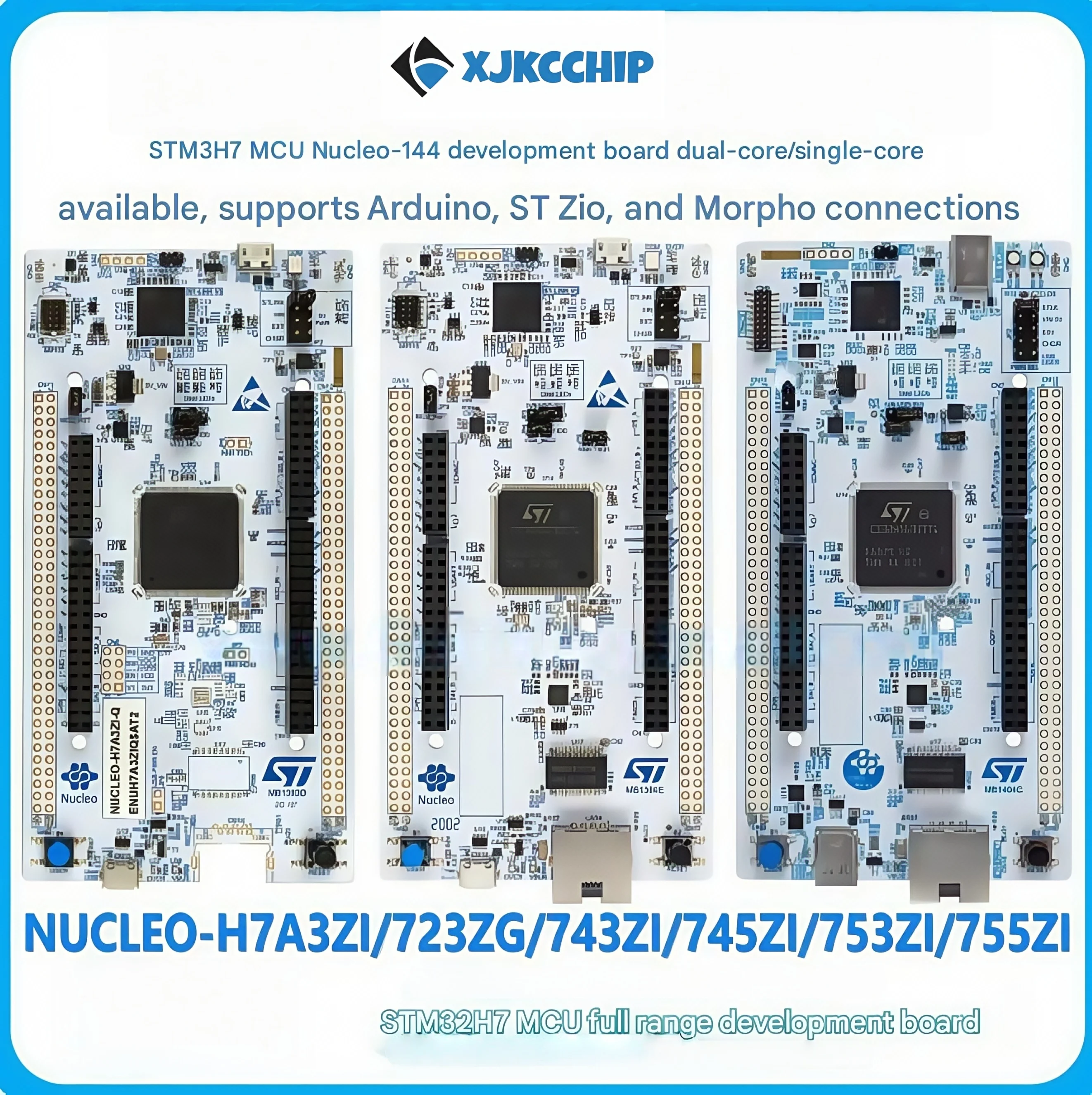 

NUCLEO-H743ZI2 H745ZI-Q 755ZI 753ZI 563ZI 7A3ZI 723ZG 503RB STM32H7 full series development board brand new genuine