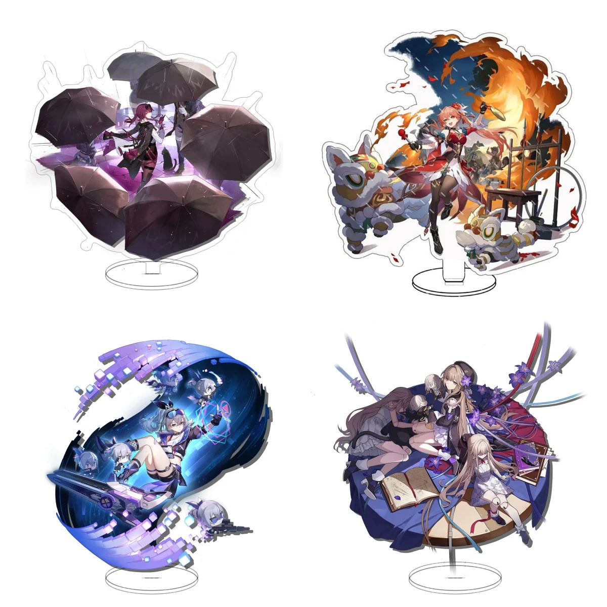 Game Honkai:Star Rail Figures Dan Heng Jing Yuan Kafka Blade Acrylic Stand Model Desk Decor Collection Standing Gifts