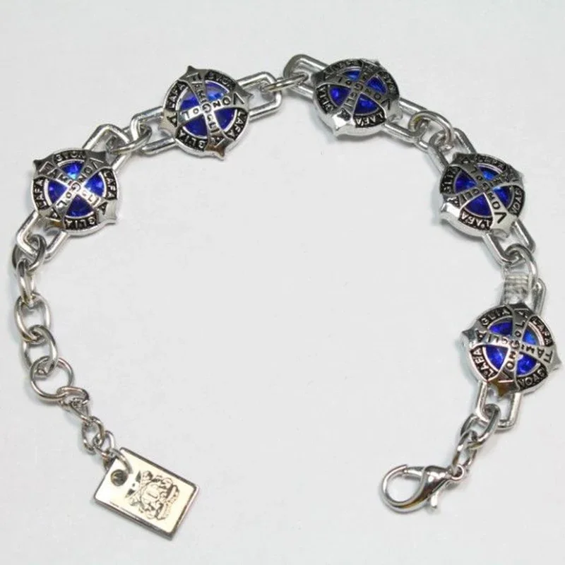 Anime Cosplay Pulseira para Unisex, Pulseiras Góticas, Acessórios Jóias, Katekyo Hitman Reborn, Coluna do Pingô, Vongola Famiglia