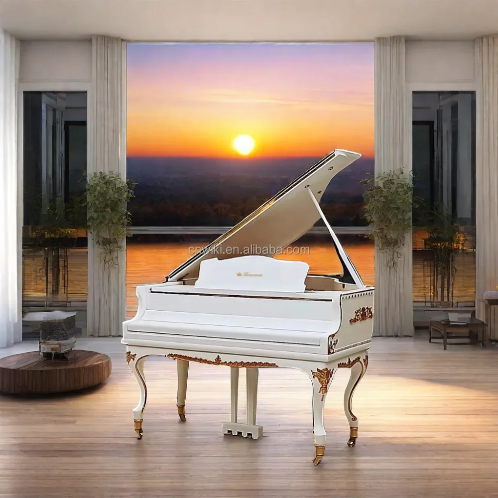 Royal Luxury 88-Key Professional Mechanical Grand Piano Promotional Price With Roma Legs For Sale