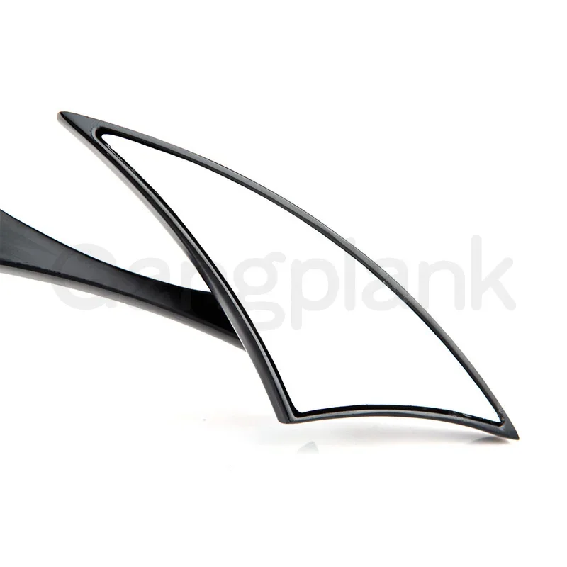 Classic Knife-shaped Modified Reflector Motorcycle Rearview Mirror Galvanized Alloy Motorbike Reversing Side Mirror for Harley