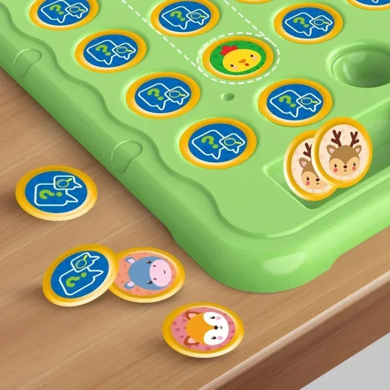 1 ชิ้นใหม่สัตว์พลิกหมากรุกเกมกระดานคลาสสิกเกมกลยุทธ์คิดความรู้ความเข้าใจเด็ก Interactive Puzzle Party ของเล่น