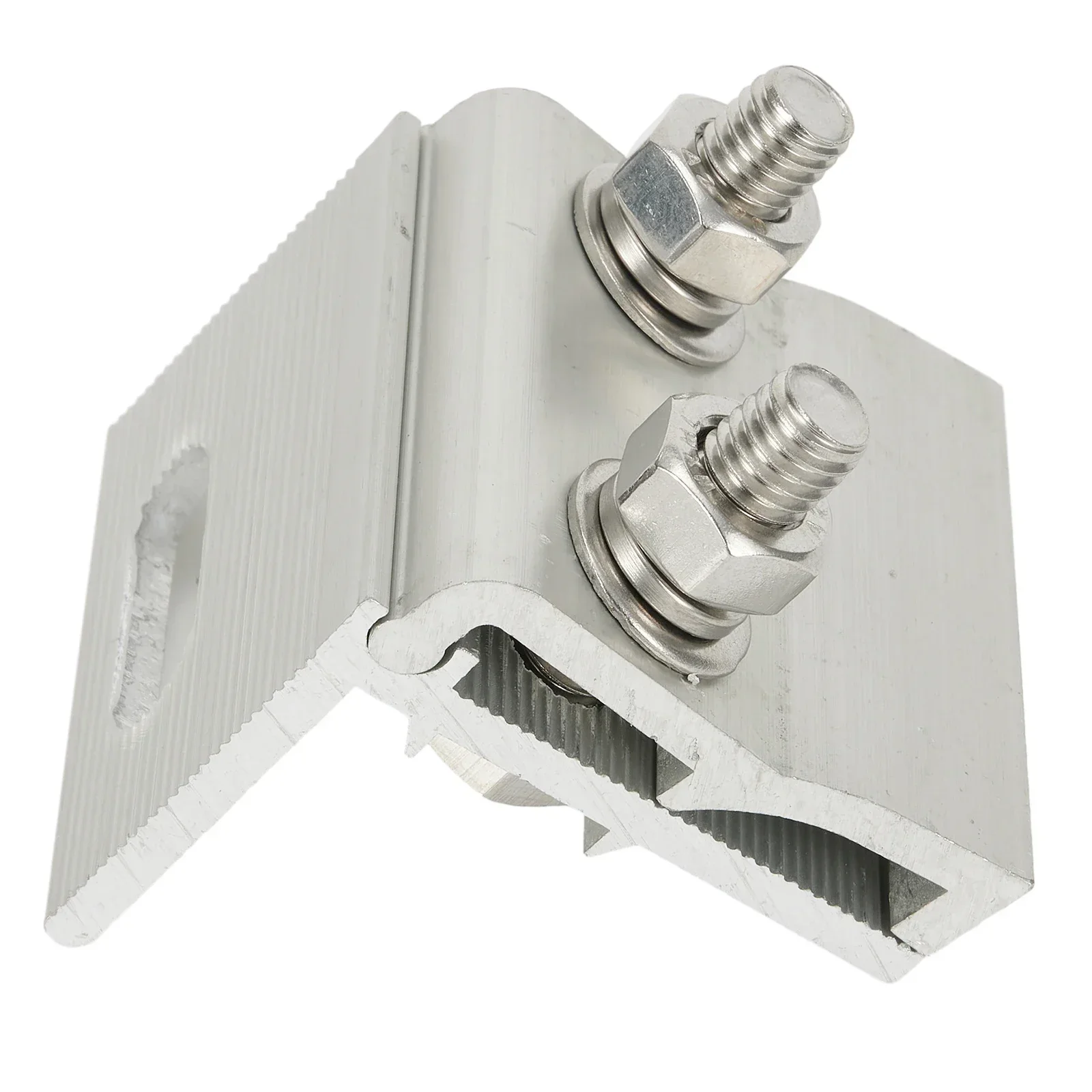 Roof Clamps PV Solar Module Outdoor Horizontal Mounted Portable Racking System Aluminum Alloy Home Improvement