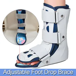 Adjustable AFO Brace Drop Foot Support Splint-Kids Medical Ankle Orthosis-For Fracture Support Relieve Pain