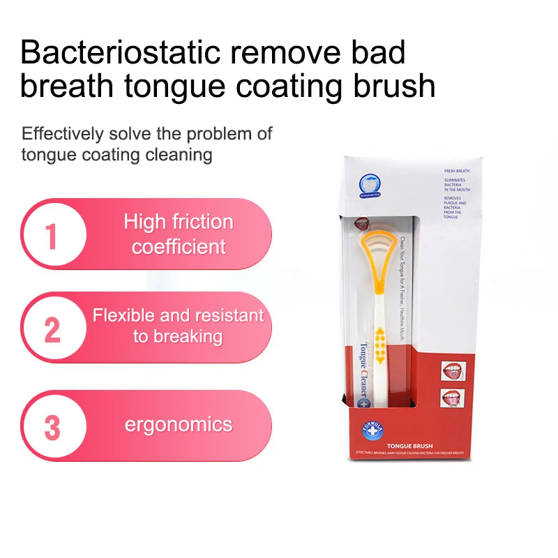 Tongue Scraper, Tongue Coating Cleaner, Tongue Scraper To Eliminate Bad Breath, Thick And White Tongue Coating, Oral Care