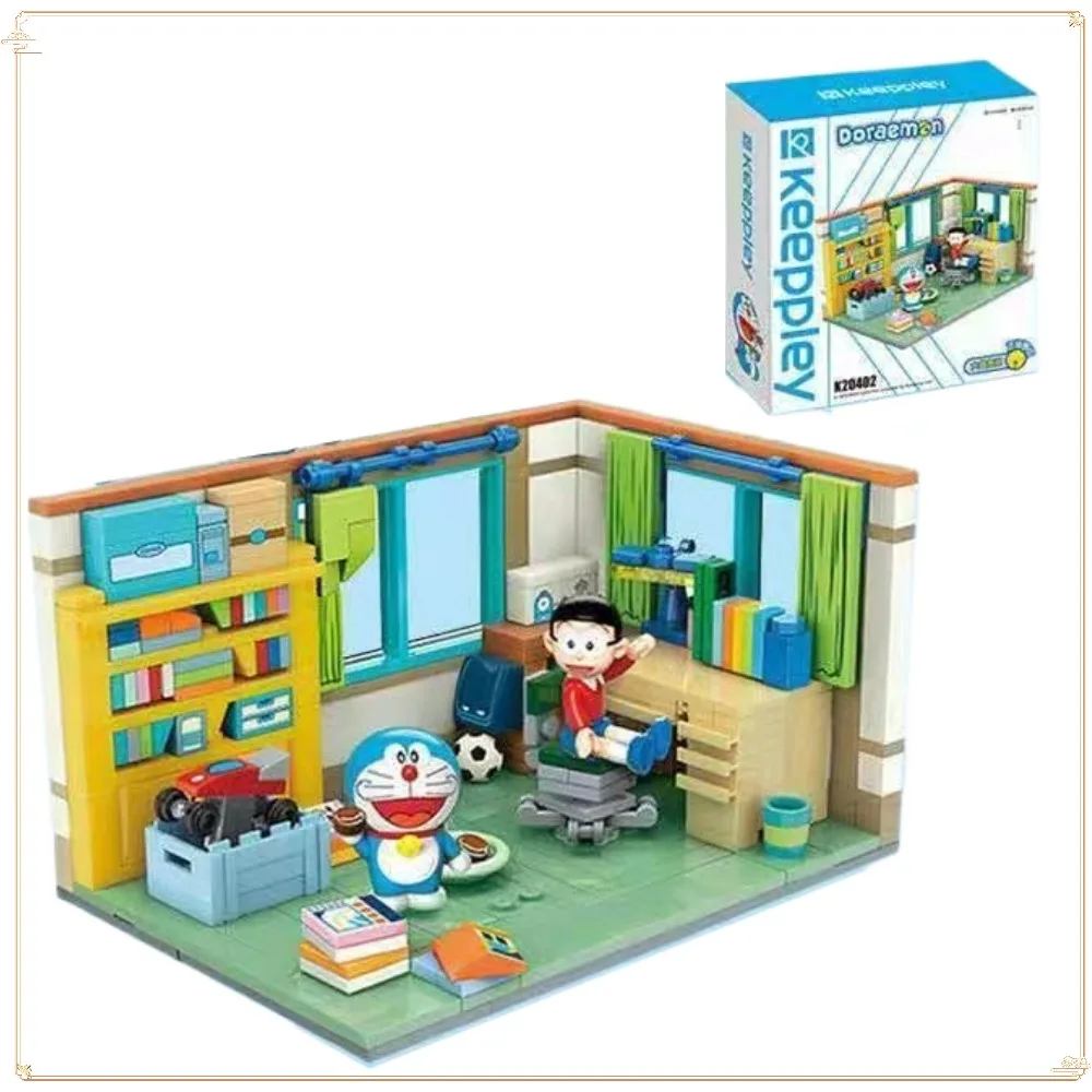 

Keeppley Doraemon Series Space Exploration Nobita's Room Puzzle Assembly Building Block Toy Ornament Model Children's Gifts