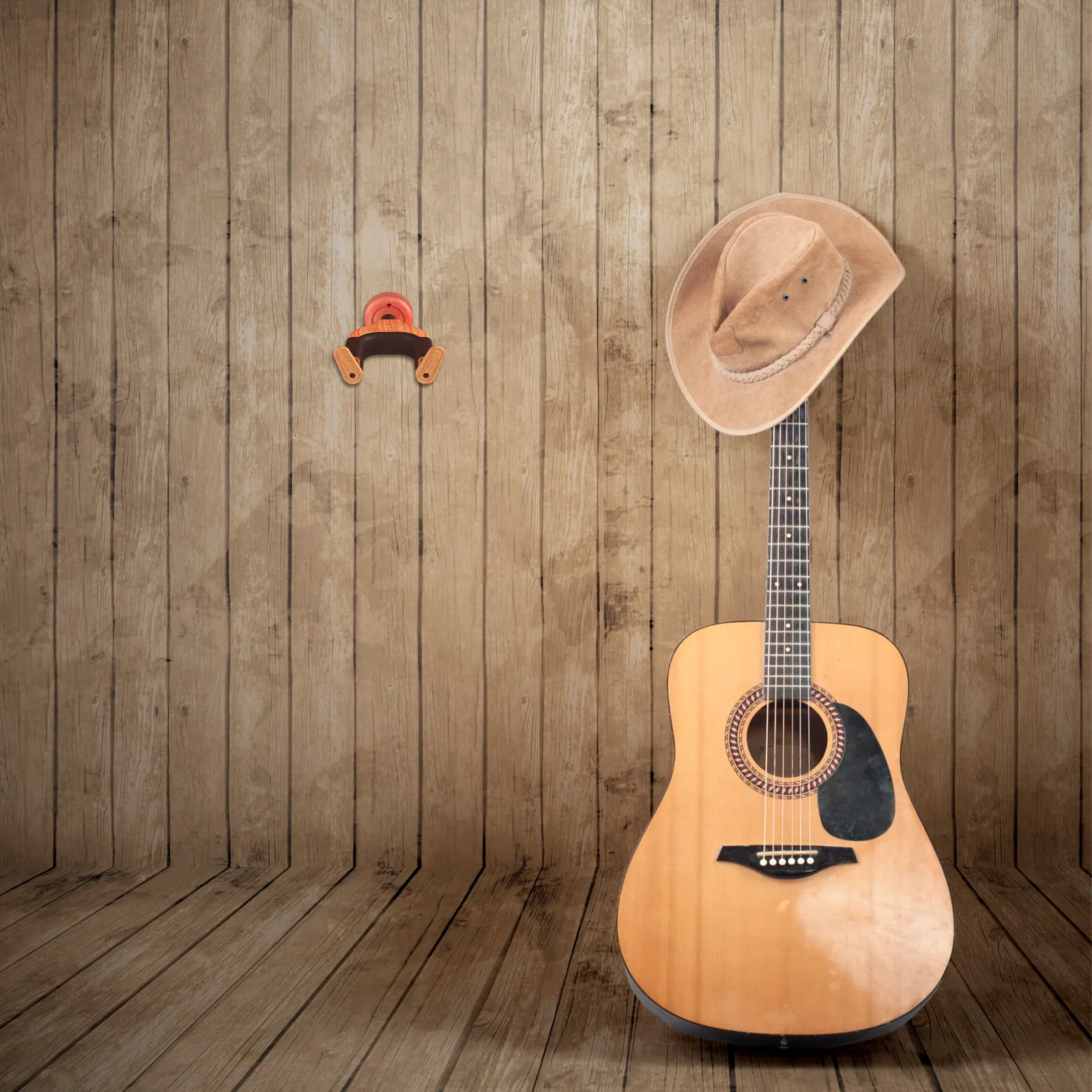 Wall Mount Guitar Hanger With Screws For Hooks Suitable Guitars Bass Violins Mandolins Ukeleles Guitar Hanger Wall image 6