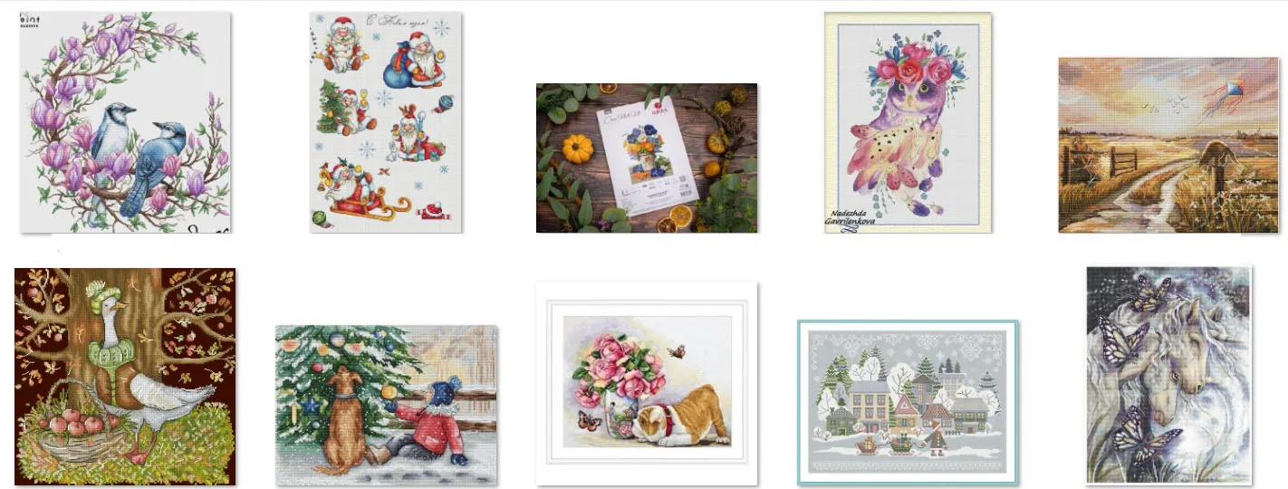 

Набор для вышивки крестом, новая хлопковая нить «сделай сам», без печати-Fairytale City 7-52-40, набор для вышивки крестом, набор для вышивки крестом