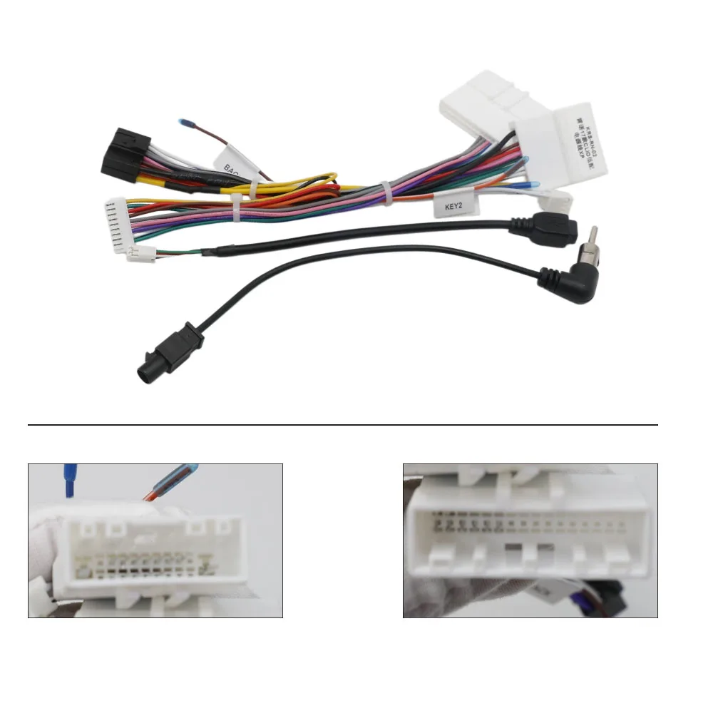 Plug&Play CANBUS Wiring Harness For Renault Captur/Clio4 2016-2017(Low Version) Android Radio Adapter SWC Kit