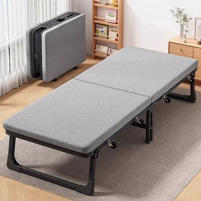 Camping Canapy Folding Bed Sofa Chair Garden Pliant Folding Bed Portable Space Saving Camas De Dormitorio Furniture Home