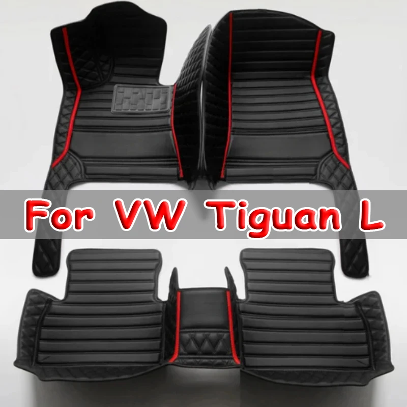 

Car Floor Mats For VW VW Tiguan L 2023 2022 2021 2020 2019 2018 2017 (5 seats) Auto Interior Carpets Covers Accessories