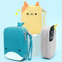 Travel USB Cable Bag Portable Digital Accessories Gadget Organizer Cartoon Charger Wires Hard Disk Storage Pouch Earphone Case