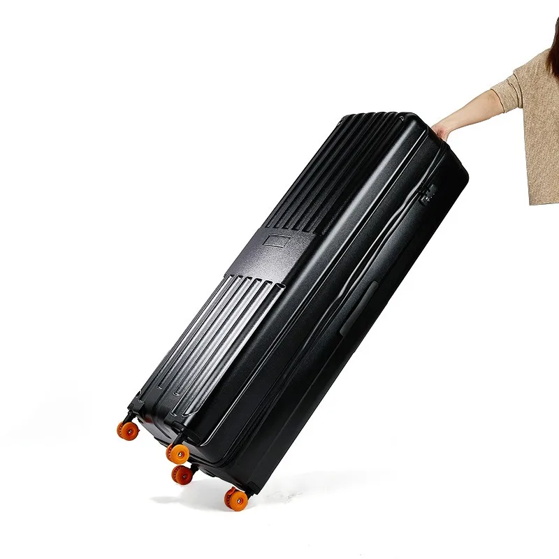 Universal four-wheel golf aviation bag, hard-shell pressure-resistant aviation check box, with combination lock