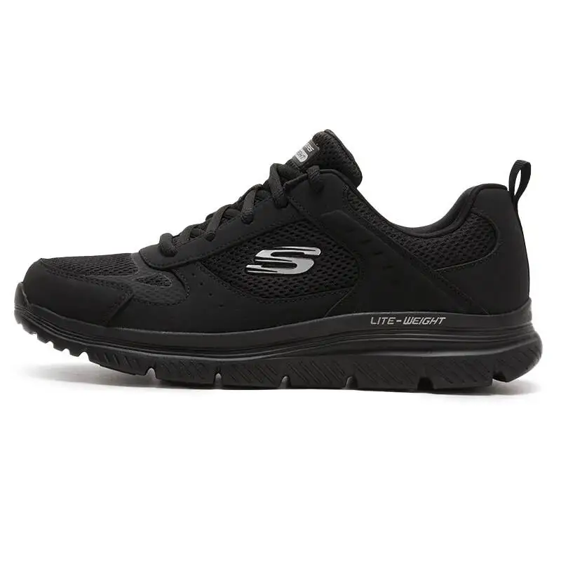 

Skechers Men's Sports Mesh Breathable Walking Shoes, Outdoor Lightweight, Wear-Resistant, Low-Top Casual Shoes 8790230-Bbk