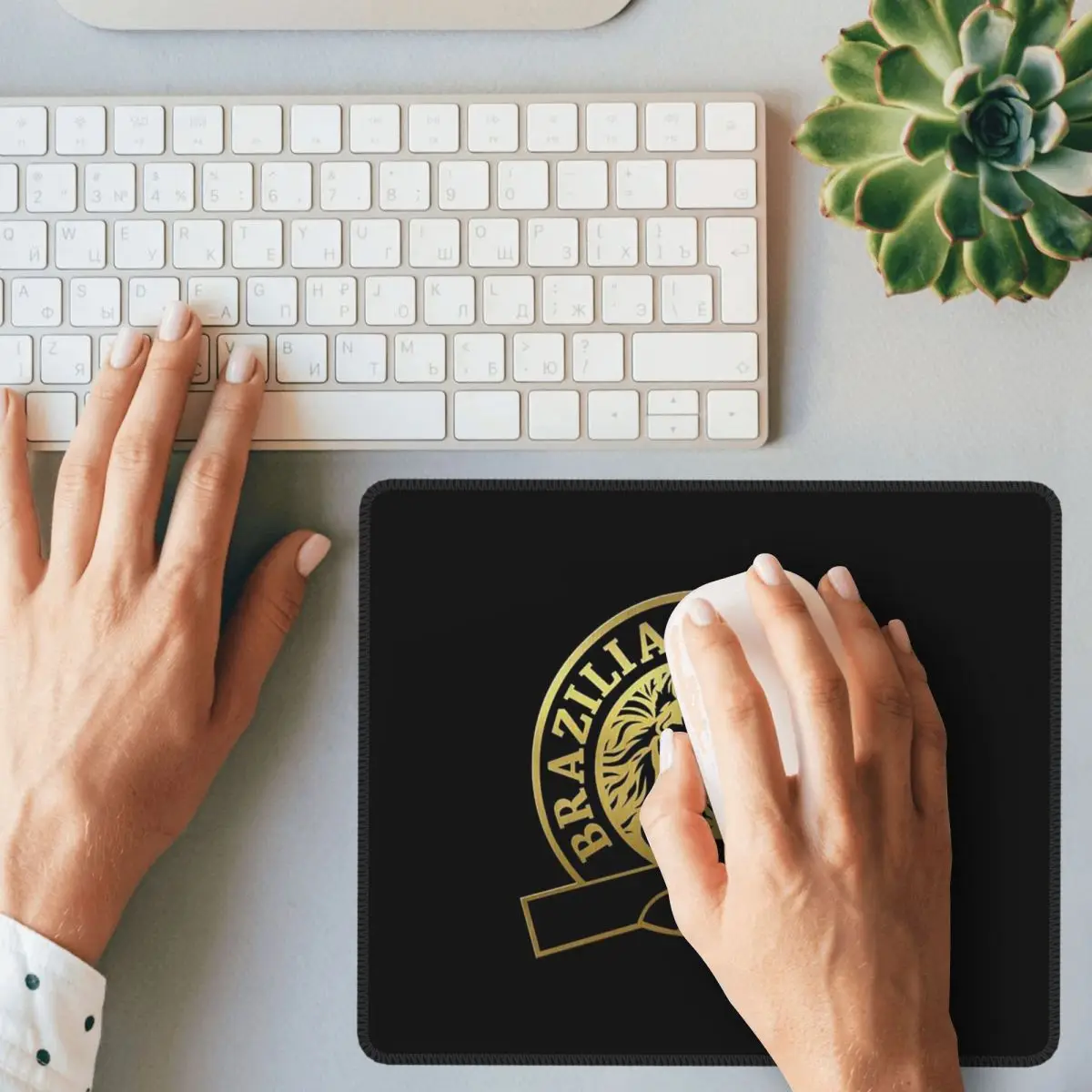 

Jiu-Jitsu Warrior Japanese Bjj Gi And Black Belt Mma Multi-size Mouse Pad Computer Keyboard Mouse Mat Gamer PC Laptop Desk Mat