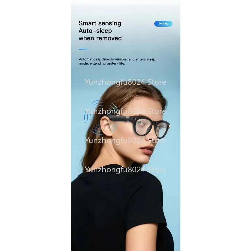 نظارات Q8 الذكية مع كاميرا AI نظارات الذكاء الاصطناعي يمكن ارتداؤها
