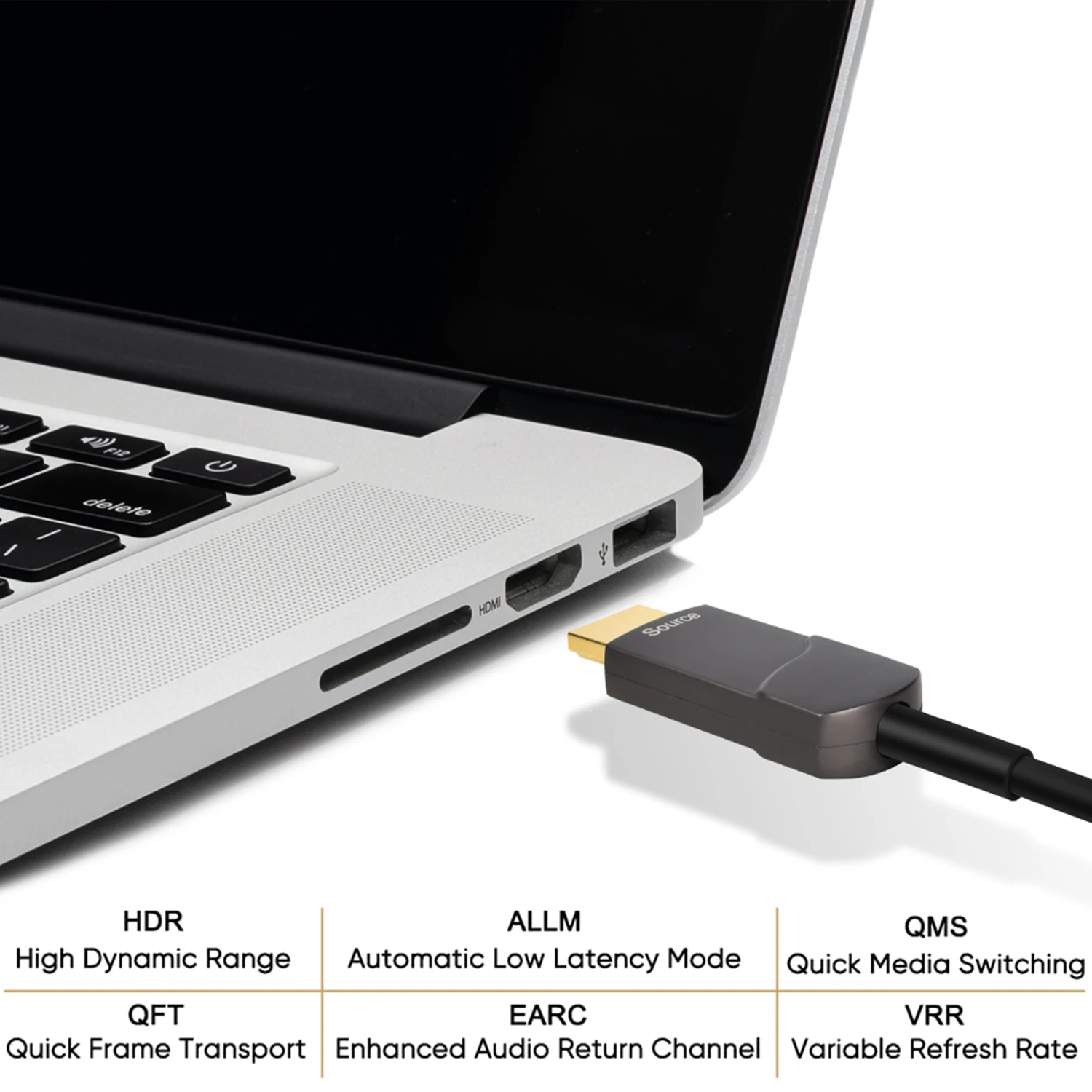 SZBITC HDMI Cable 8K@60Hz Fiber Optic HDMI to HDMI Cable Ultra High Speed HDR eARC 3D for HD TV Box Projector PS4