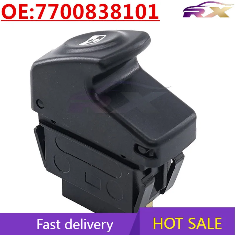 

OEM:7700838101 Auto Accessories Glass Lifter Switch Power Window Control Single Switch For Renault Koleos/Megane